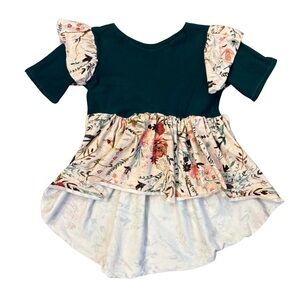 3/$10: Floral Ruffle Sleeve Tee